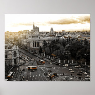 Póster Madrid España