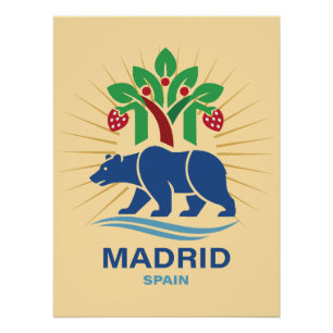 Póster Madrid España Europa