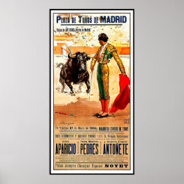 Póster Madrid, Plaza de toros, España, tauromaquia