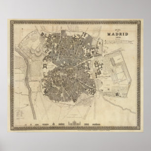 Póster Madrid, Spain