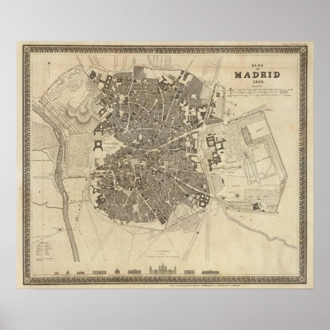 Póster Madrid, Spain (Frente)