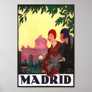 Póster Madrid Temporada de Primavera - Viajes de época