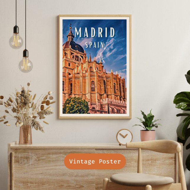 Póster Madrid, ville de la gastronomie espagnole (Madrid, ville de la gastronomie espagnole)