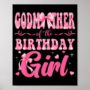 Póster Madrina de la cumpleañera familia Nk Coquette