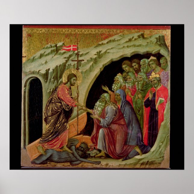 Póster Maesta: Descent into Limbo, 1308-11 (Frente)