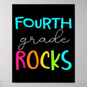 Póster Maestra de 4º grado de Grado Rocks Team