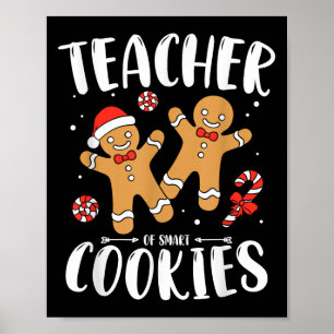 Póster Maestra De Galletas Inteligentes Navidades De Ging