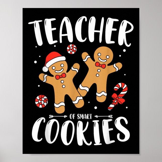 Póster Maestra De Galletas Inteligentes Navidades De Ging (Frente)