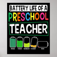 Maestra de Guardería Preescolar Duración de la Bat