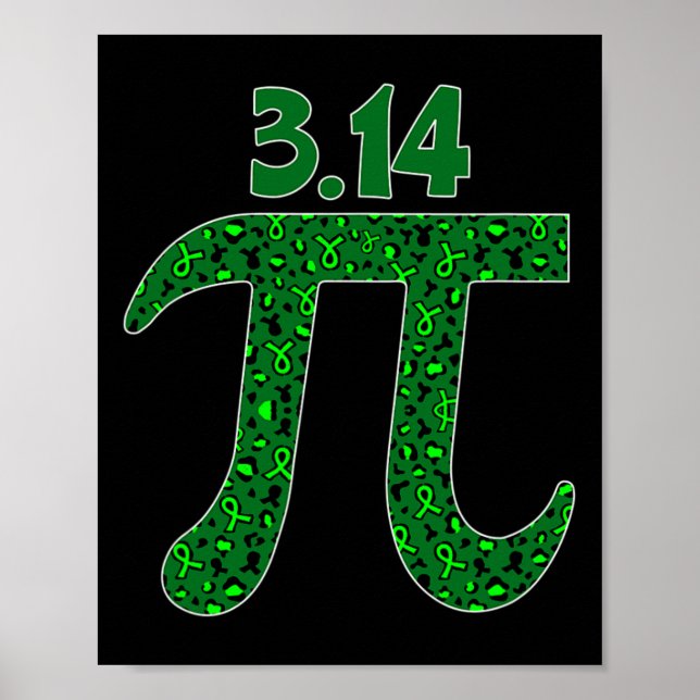 Póster Maestra de Matemáticas de Enfermedades Renales Dia (Frente)