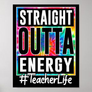Póster Maestra Directamente de Energía Vida de Maestra Di