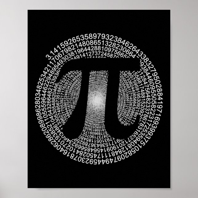 Póster Maestra Geek De Pi Day 3.14 Pi Day (Frente)