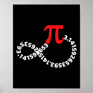 Póster Maestra Matemática Maestra Símbolo Pi Feliz Día Pi