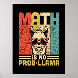 Póster Maestra Matemática No Es Problema
