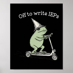 Póster Maestra Rana Lista Para Escribir Ieps