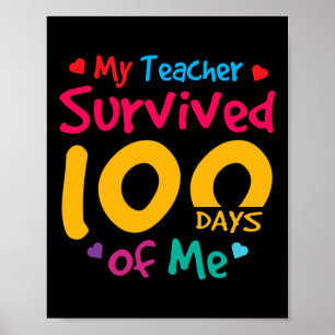 Póster Maestra Sobrevivió A 100 Días De Mí