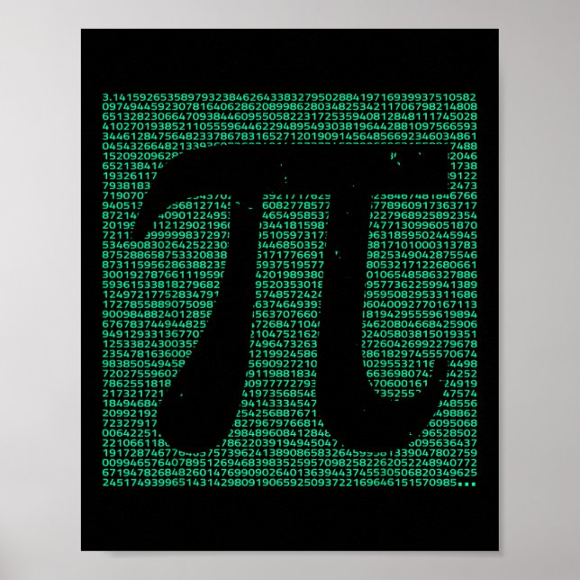Póster Maestra Vintage de Pi Day (Frente)