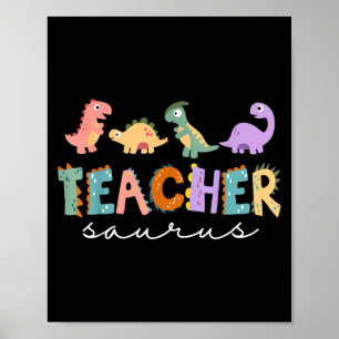 Póster Maestras de Dinosaurio