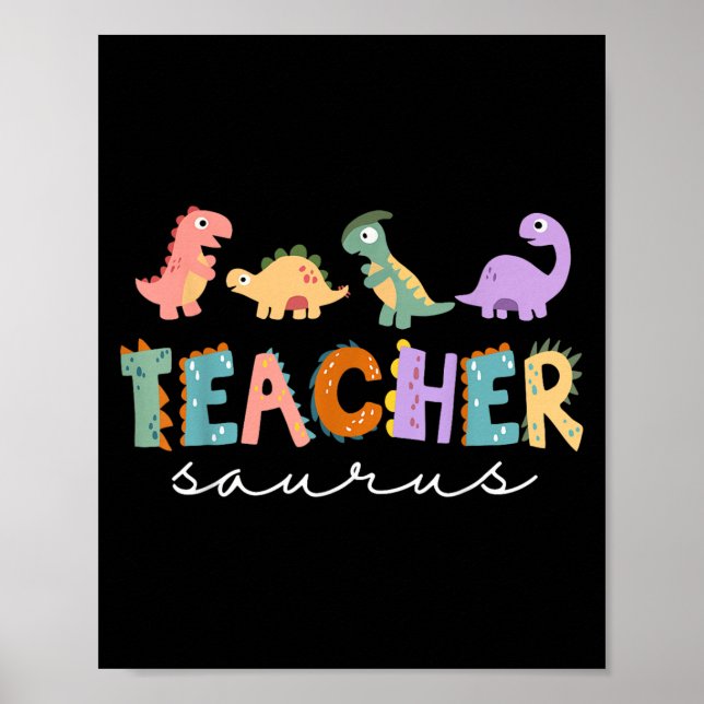 Póster Maestras de Dinosaurio (Frente)