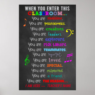 Póster Maestría De Música: Cuando Se Introduce Esta Regla