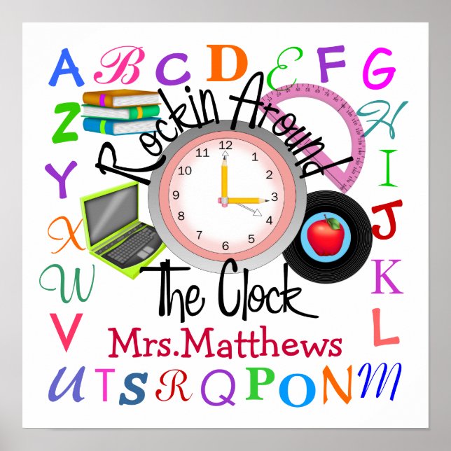 Póster Maestría de Rockin' School - SRF (Frente)