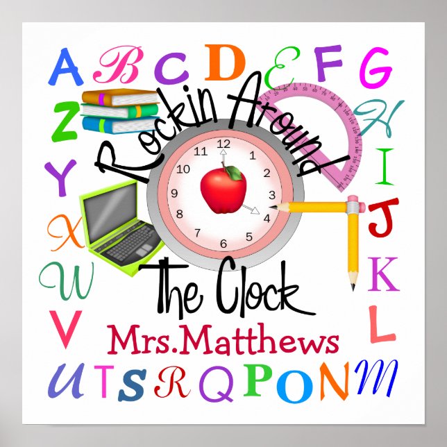 Póster Maestría de Rockin' School - SRF (Frente)