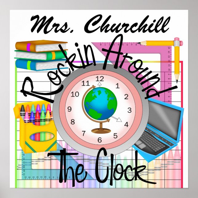 Póster Maestría de Rockin' School - SRF (Frente)