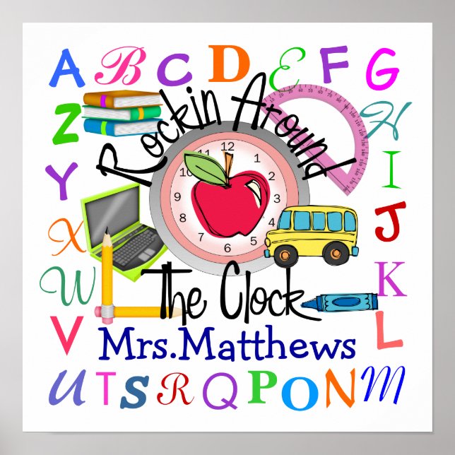 Póster Maestría de Rockin' School - SRF (Frente)