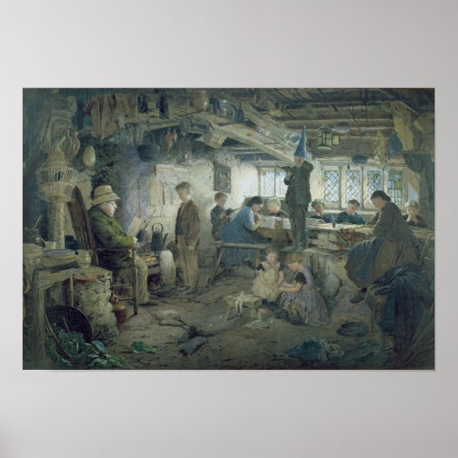 Póster Maestría Escolar Estricta, 1868 (Frente)