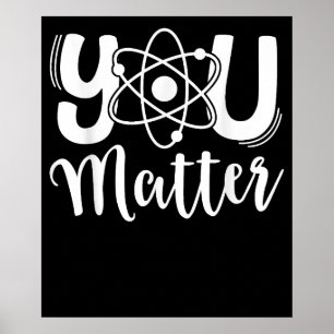 Póster Maestro de Ciencias de la Química Biología Amable