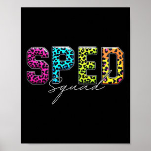 Póster Maestro de Educación Especial Equipo Sped Escolar