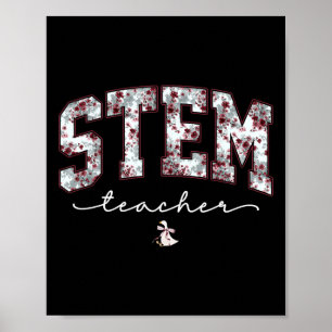 Póster Maestro de Stem Ciencia Tecnología Ingeniería Mate