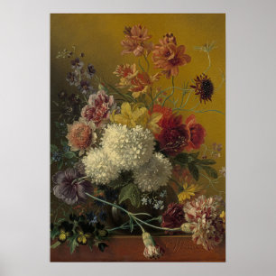 Póster Maestro Floral Holandés Antiguo Georgius van Os 18