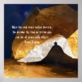 Póster Maestro Reiki del instructor de meditación de yoga