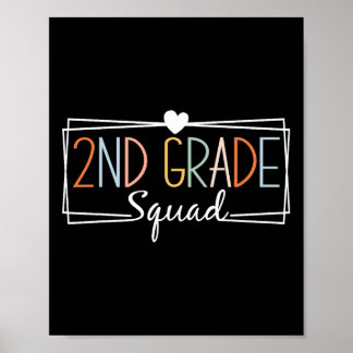 Póster Maestros De Segundo Grado De Escuadrón Niños De Se