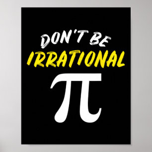 Póster Maestros Divertidos De Ciencia De Matemáticas De P