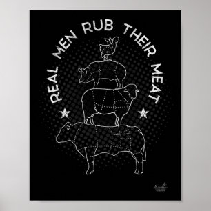 Póster Maestros Parrilleros de Verdade Untan Su Carne