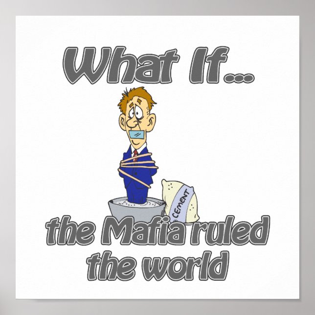 Póster Mafia (Frente)