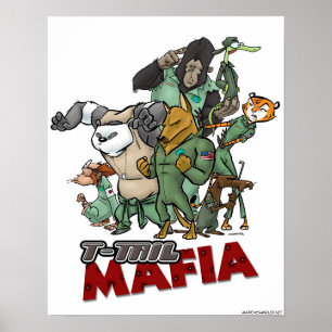 Póster Mafia de las colas