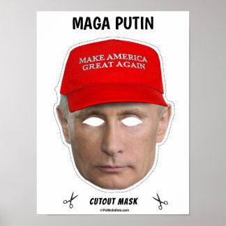 Póster MAGA PUTIN Halloween Mask