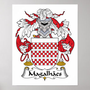 Póster Magalhaes Family Crest