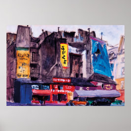 Póster magasins de Paris en 1930