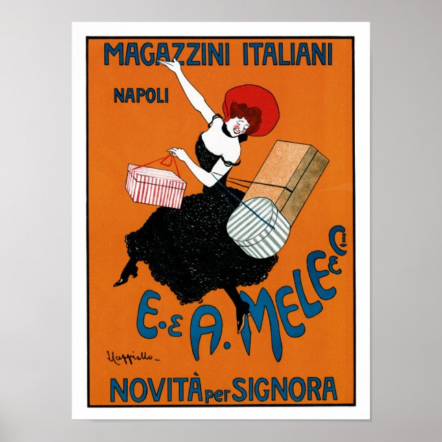 Póster Magazzini Italiani ~ E. A. Mele co. (Frente)