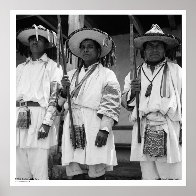 Póster Magdalenas, Chiapas, México (Frente)