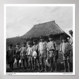 Póster ~ Magdalenas, Chiapas, México del maya de Tzotzil