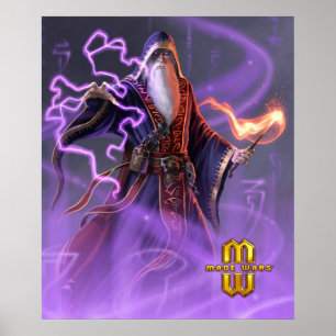 Póster Mage Wars® Wizard of Sortilege Poster (20x24)