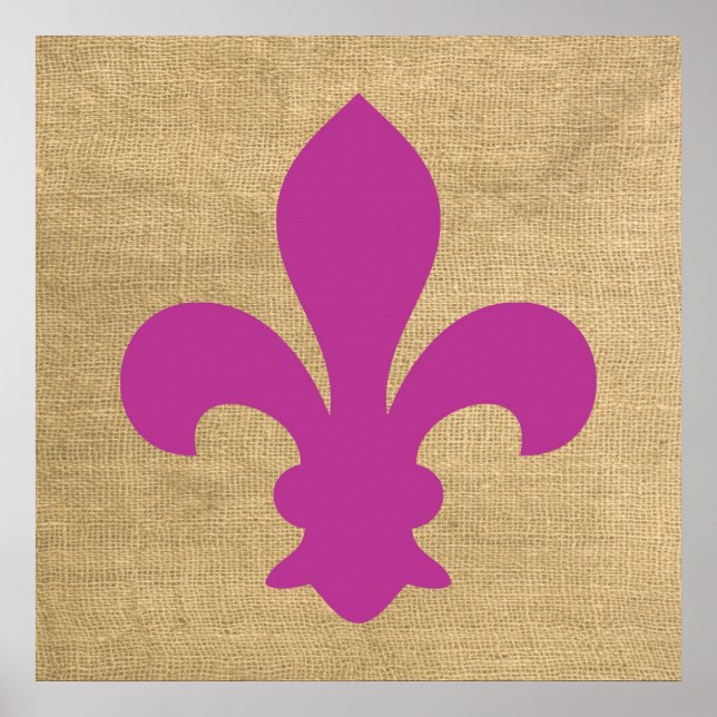 Póster Magenta Paris Moods Fleur de Lys (Frente)