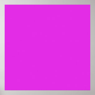 Póster Magenta Violet Bright Purple Color Background