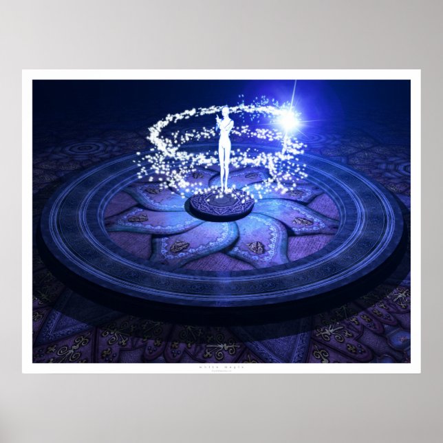 Póster Magia blanca (Frente)