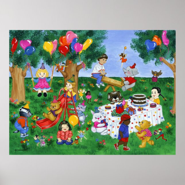 Póster Magia de cumpleaños (Frente)